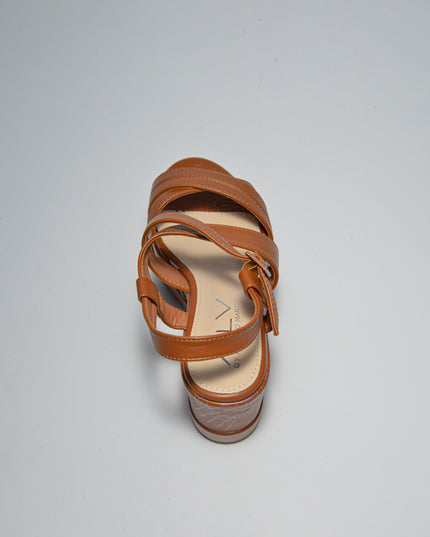 ALVIERO MARTINI 5632 SANDALO CON ZEPPA MARRONE