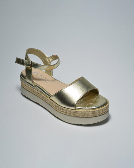 ALVIERO MARTINI 7717 SANDALO ORO CON ZEPPA