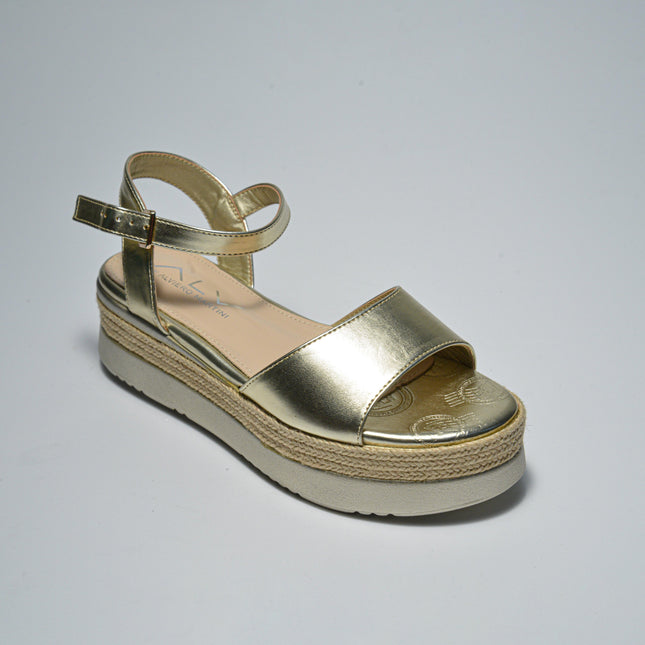 ALVIERO MARTINI 7717 SANDALO ORO CON ZEPPA