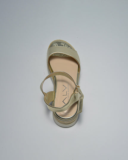 ALVIERO MARTINI 7717 SANDALO ORO CON ZEPPA