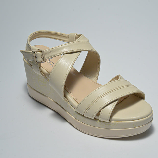 ALVIERO MARTINI 6512 SANDALO CON ZEPPA BEIGE