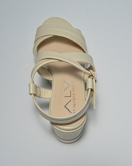 ALVIERO MARTINI 6512 SANDALO CON ZEPPA BEIGE