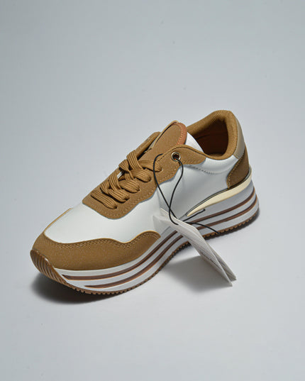 ALVIERO MARTINI 2025 SNEAKERS MARRONE-BIANCO