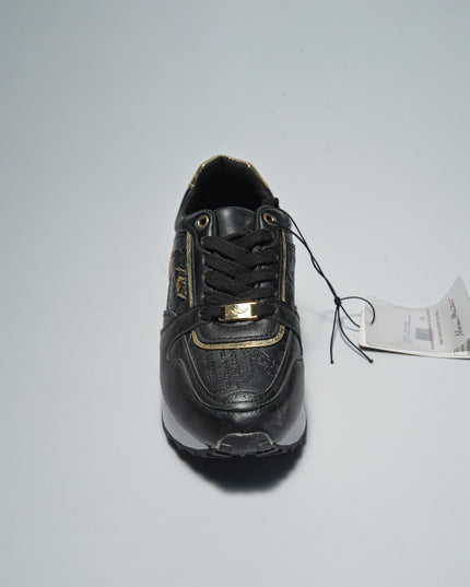 ALVIERO MARTINI 0217 SNEAKERS NERO-ORO