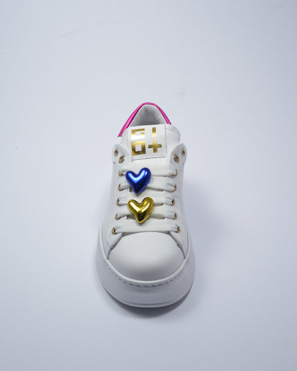 GIO+ 328A SNEAKERS BIANCO-FUCSIA