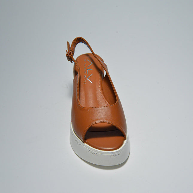 ALVIERO MARTINI 3632 SANDALO CON ZEPPA MARRONE