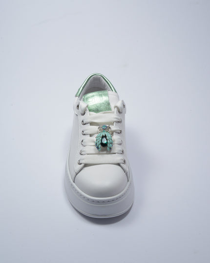 GIO+ 302A SNEAKERS BIANCO-VERDE