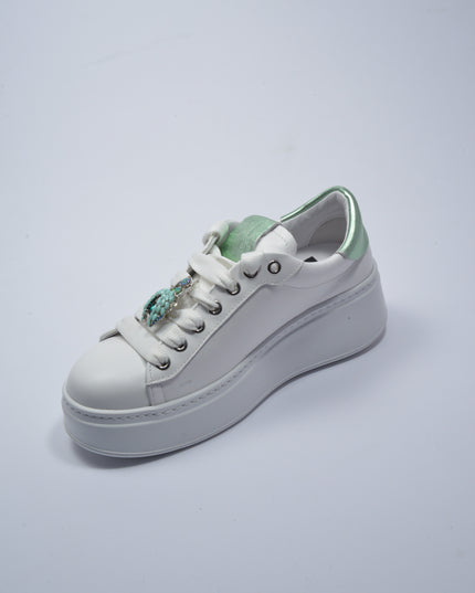 GIO+ 302A SNEAKERS BIANCO-VERDE