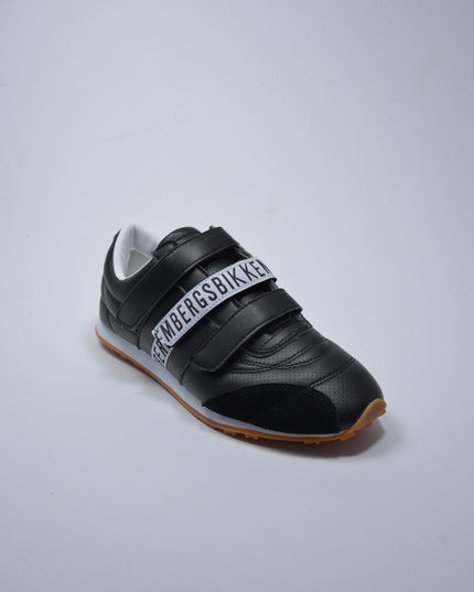 BIKKEMBERGS 6229 SNEAKERS CON STRAPPI NERA