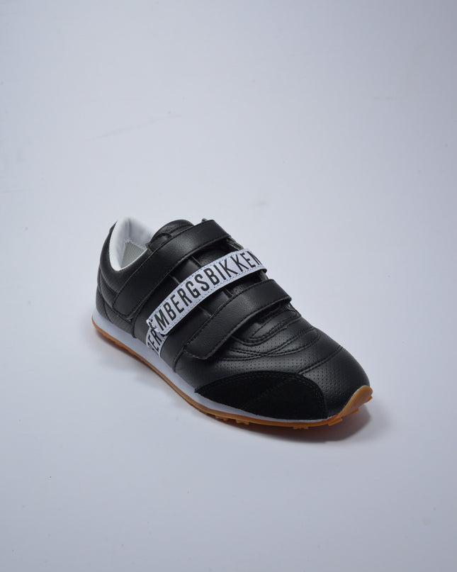 BIKKEMBERGS 6229 SNEAKERS CON STRAPPI NERA