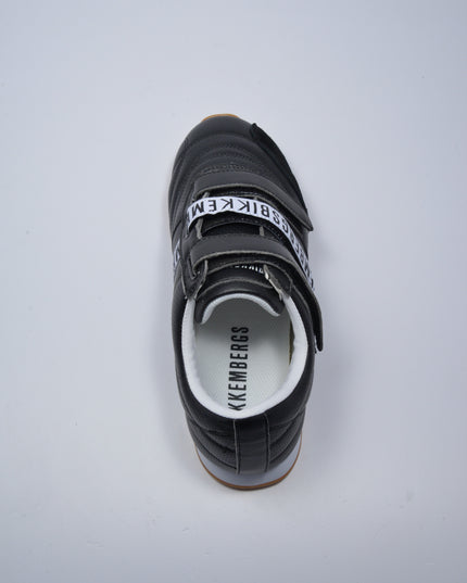 BIKKEMBERGS 6229 SNEAKERS CON STRAPPI NERA
