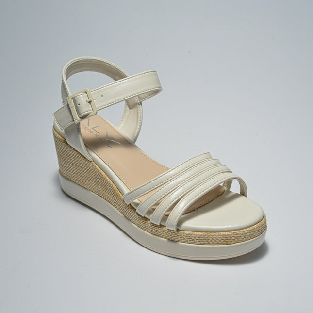 ALVIERO MARTINI 6972 SANDALO CON ZEPPA BIANCO