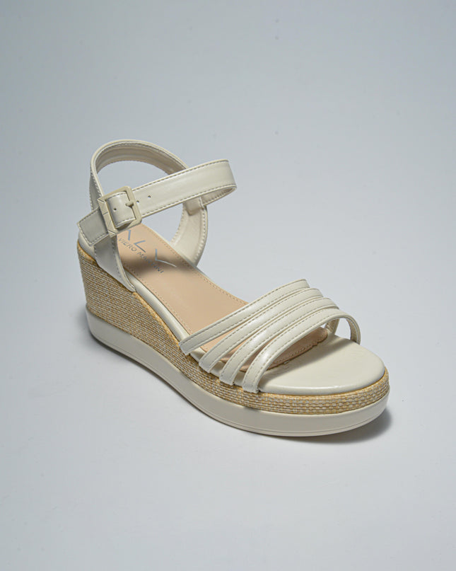 ALVIERO MARTINI 6972 SANDALO CON ZEPPA BIANCO