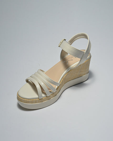 ALVIERO MARTINI 6972 SANDALO CON ZEPPA BIANCO