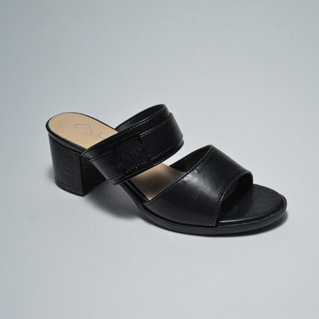 ALVIERO MARTINI 7639 SANDALO CON TACCO BASSO NERO