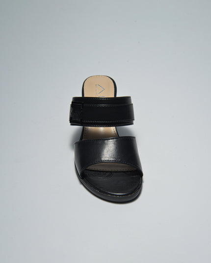ALVIERO MARTINI 7639 SANDALO CON TACCO BASSO NERO