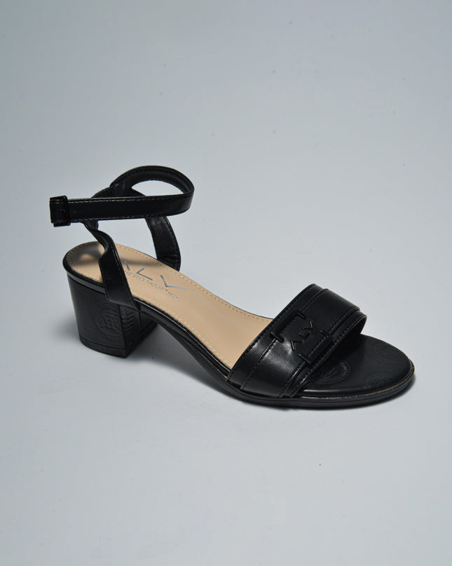 ALVIERO MARTINI 8639 SANDALO CON TACCO BASSO NERO