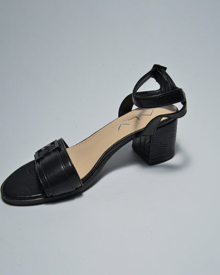 ALVIERO MARTINI 8639 SANDALO CON TACCO BASSO NERO