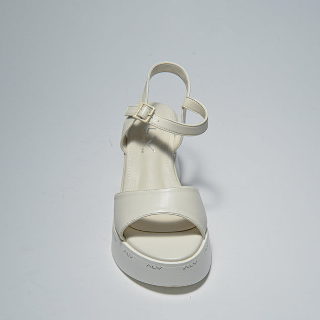 ALVIERO MARTINI 4972 SANDALO CON ZEPPA BIANCO