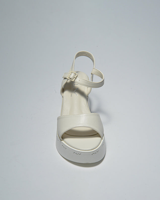 ALVIERO MARTINI 4972 SANDALO CON ZEPPA BIANCO