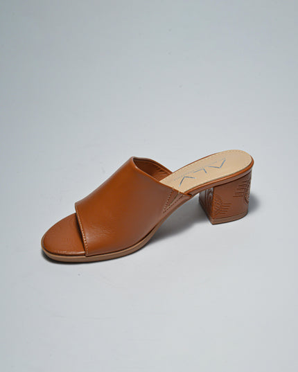 ALVIERO MARTINI 9632 SANDALO CON TACCO BASSO MARRONE