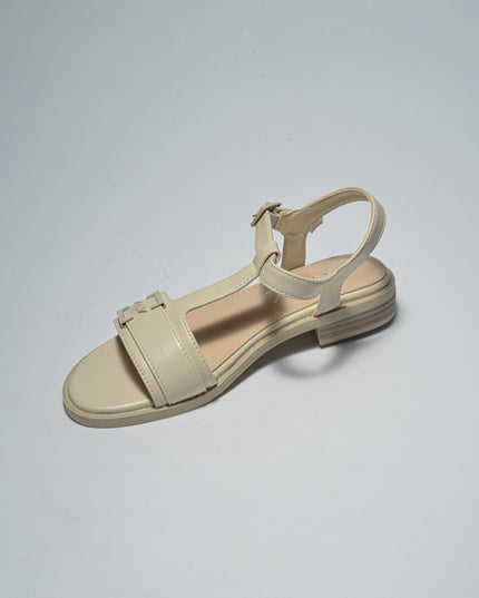 ALVIERO MARTINI 5812 SANDALO BEIGE CON CAVIGLIERA