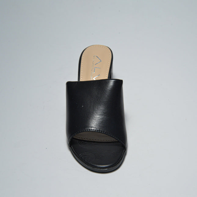 ALVIERO MARTINI 9639 SANDALO CON TACCO BASSO NERO