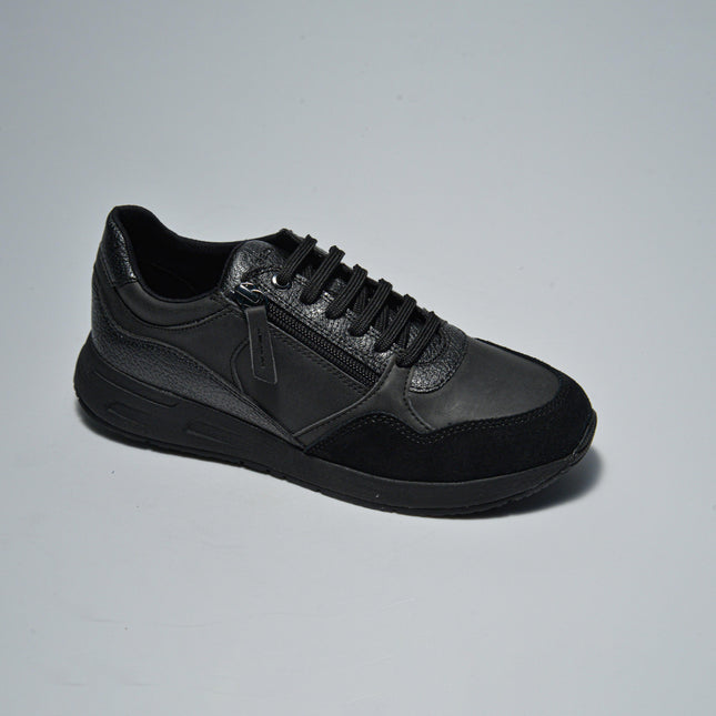 GEOX D36NQB SNEAKERS NERA CON ZIP