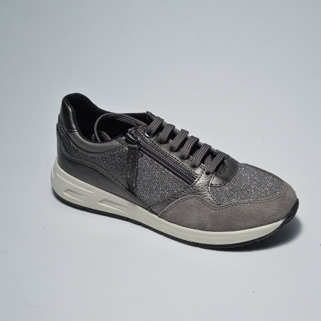 GEOX D36NQB SNEAKERS GRIGIA CON ZIP