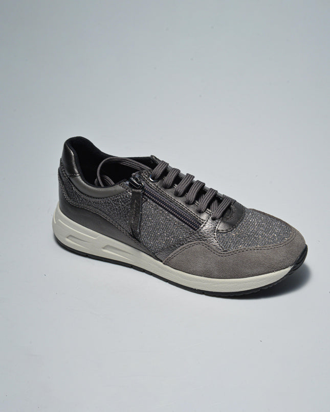 GEOX D36NQB SNEAKERS GRIGIA CON ZIP