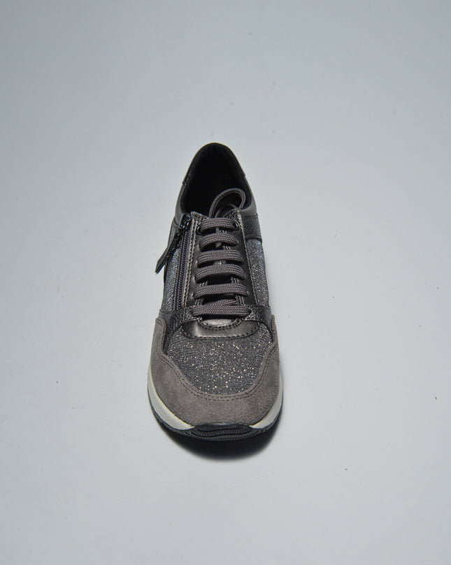 GEOX D36NQB SNEAKERS GRIGIA CON ZIP