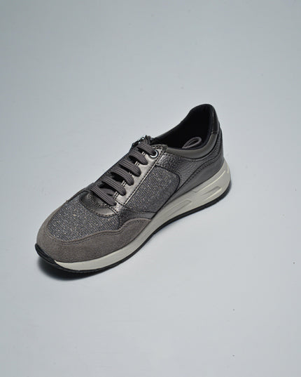GEOX D36NQB SNEAKERS GRIGIA CON ZIP