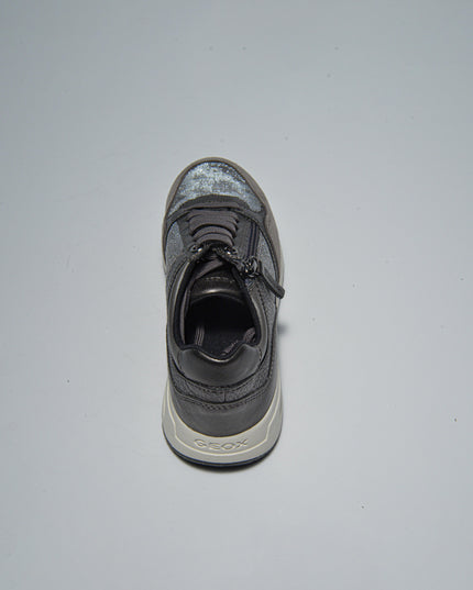 GEOX D36NQB SNEAKERS GRIGIA CON ZIP