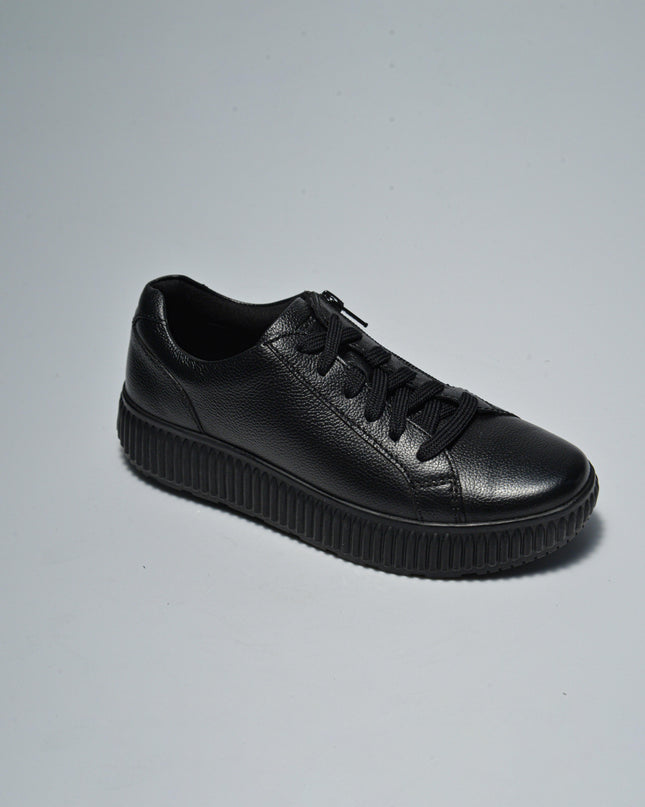 GEOX D46XFA SNEAKERS NERA CON SUOLA GOMMATA