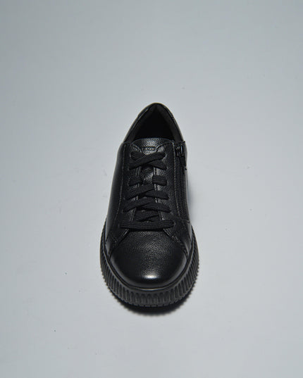 GEOX D46XFA SNEAKERS NERA CON SUOLA GOMMATA
