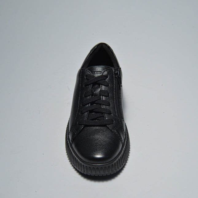 GEOX D46XFA SNEAKERS NERA CON SUOLA GOMMATA