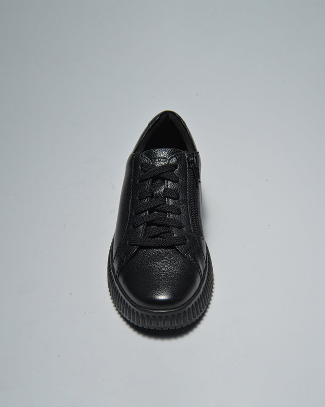 GEOX D46XFA SNEAKERS NERA CON SUOLA GOMMATA