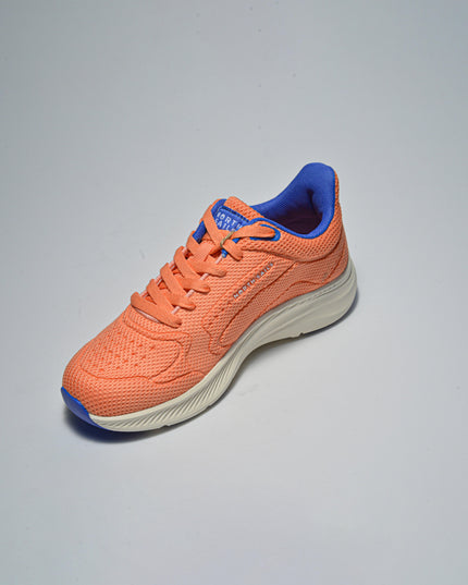 NORTH SAILS E051 SNEAKERS IN TELA ARANCIONE-BLU