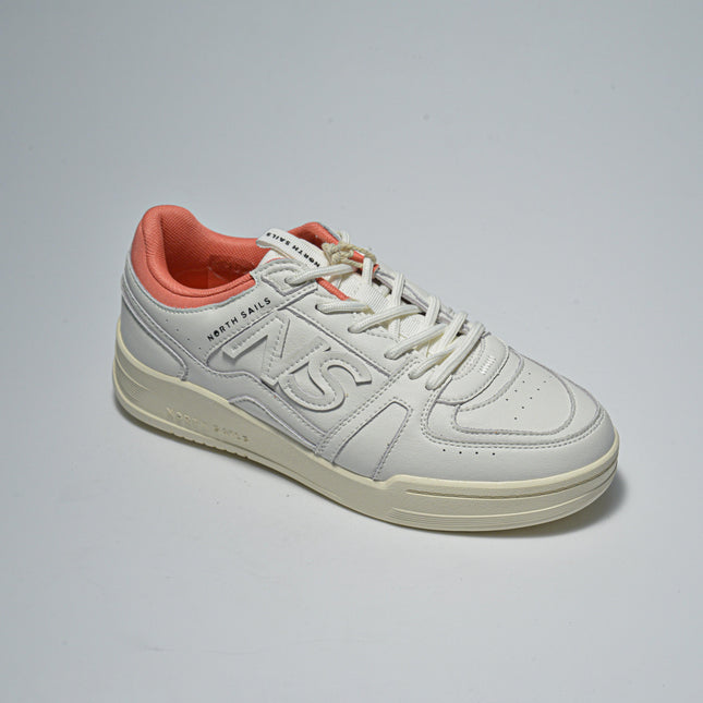 NORTH SAILS E071 SNEAKERS BIANCA-CORALLO