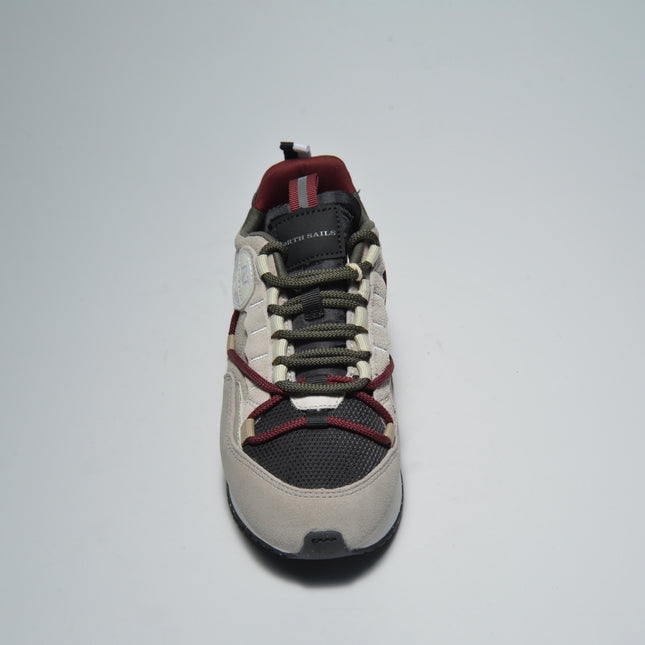 NORTH SAILS N030 SNEAKERS GRIGIA-VERDE PETROLIO