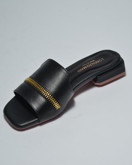 LORENZO MARI MAG36 SANDALO NERO-ORO