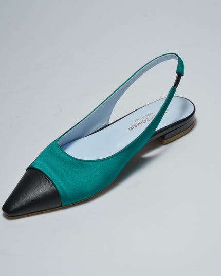 LORENZO MARI 80KO SANDALO VERDE-NERO