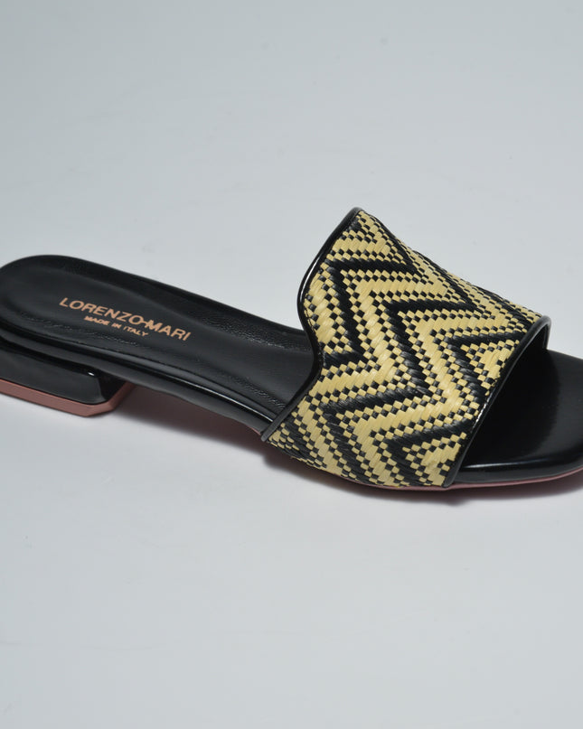 LORENZO MARI MAG20 SANDALO NERO-BEIGE