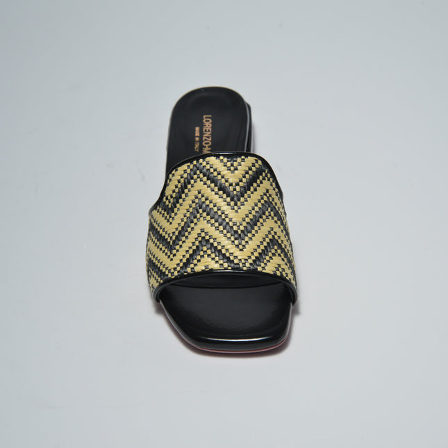 LORENZO MARI MAG20 SANDALO NERO-BEIGE