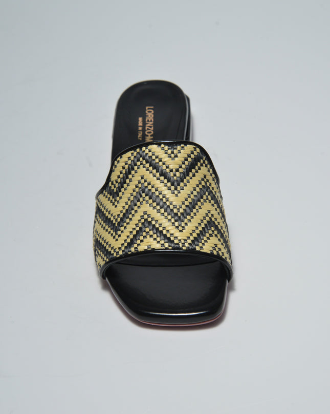LORENZO MARI MAG20 SANDALO NERO-BEIGE