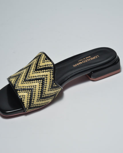 LORENZO MARI MAG20 SANDALO NERO-BEIGE