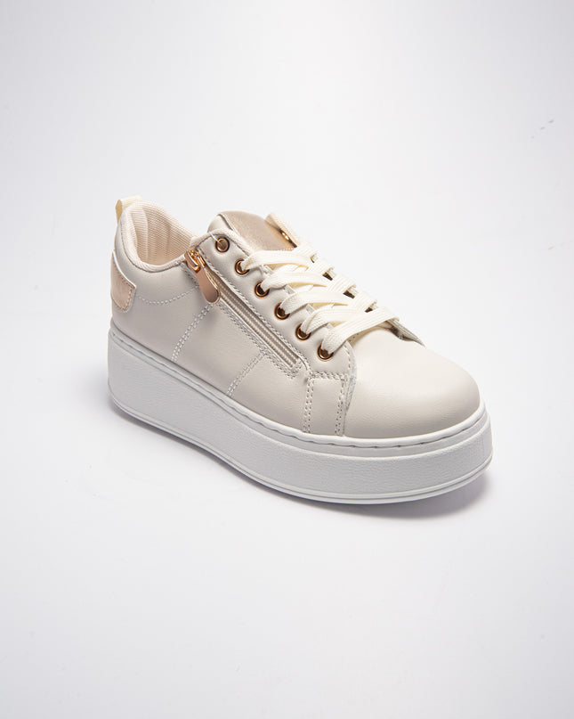 NINì PARIS 6296 SNEAKERS BEIGE-GOLD