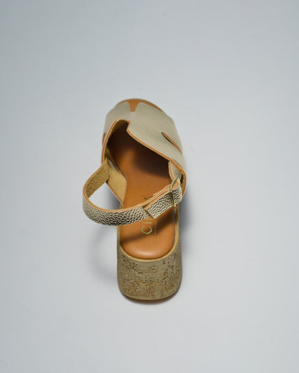 CINZIA SOFT 8002 SANDALO CON ZEPPA ORO