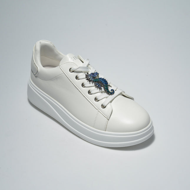 CINZIA SOFT 2002 SNEAKERS BIANCA-GRIGIO