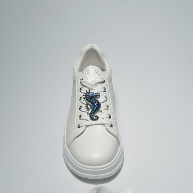 CINZIA SOFT 2002 SNEAKERS BIANCA-GRIGIO